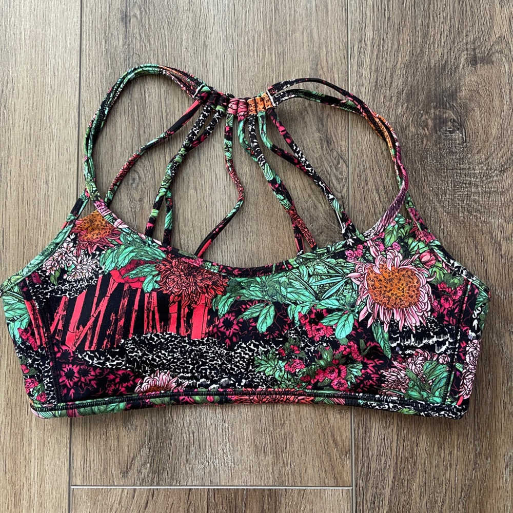 lululemon athletica Floral Sports Bra - Multicolor size 10